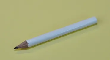 Kurzbleistifte, rund, weiss lackiert Preis für 288 Stück, Art-Nr.: 8410W