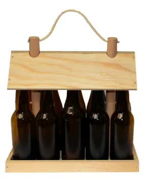 Biertrage "Vogelhäuschen" natur, Art-Nr. 4410