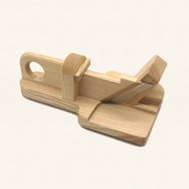 Wursthobel in Esche geölt mit gezahnter Klinge, Art-Nr. 2046E