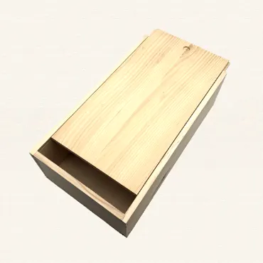 Weinkiste RUSTIKAL für 2 Flaschen, Art-Nr. 4052R